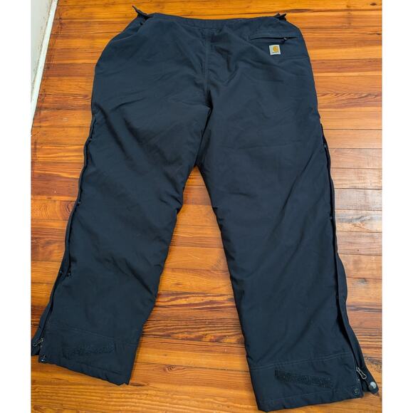 Carhartt Blue Mens Rain Defender Pants Size 2XL - Picture 2 of 8